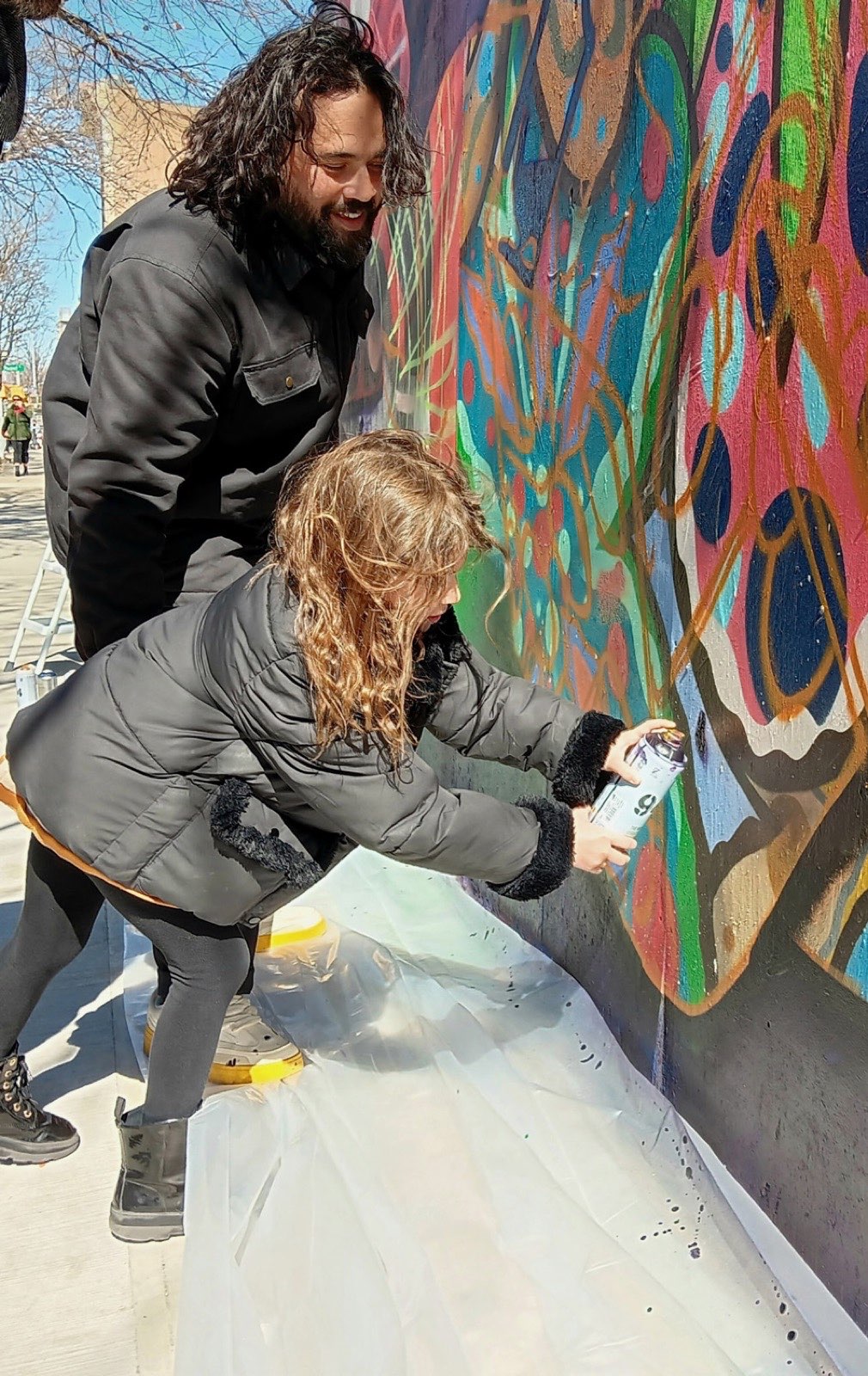 Community painting day, Off-Duty mural