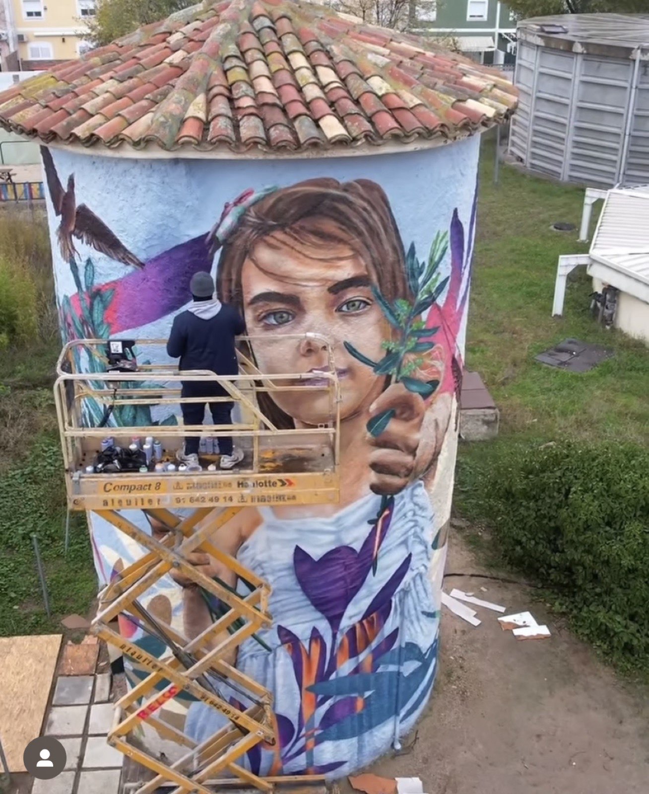 Silo mural, Miami